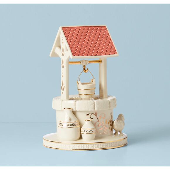 LENOX First Blessing Nativity Water Well Figurine 2021 24K Gold Gilt 893607 NIB - Picture 1 of 2